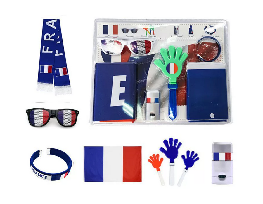 France Fan Supporter Pack - Ultimate Les Bleus Cheer Kit