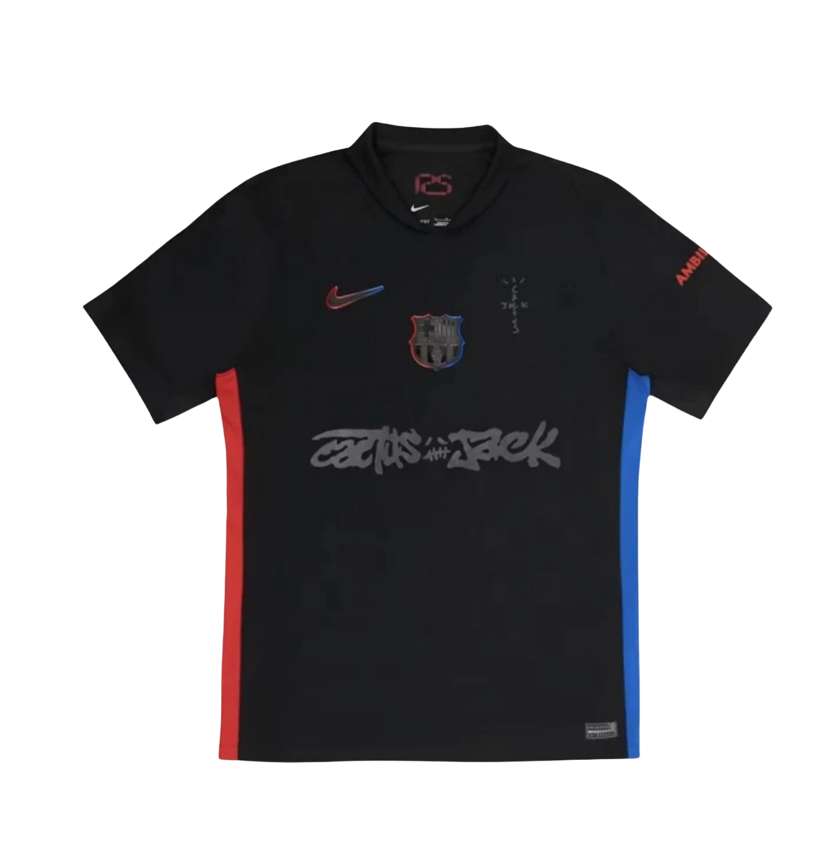 Travis Scott x FC Barcelona 2024/25 Match Away Cactus Jack Jersey – Black