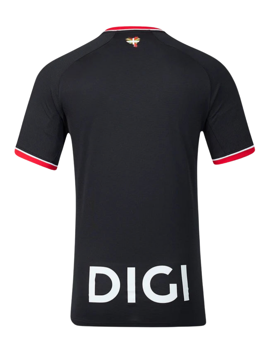 Athletic Bilbao 2026/27 Away Jersey – Sleek Black & Red Fan Shirt