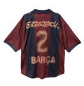 Travis Scott x FC Barcelona Retro 2000/01 Skeleton Jersey