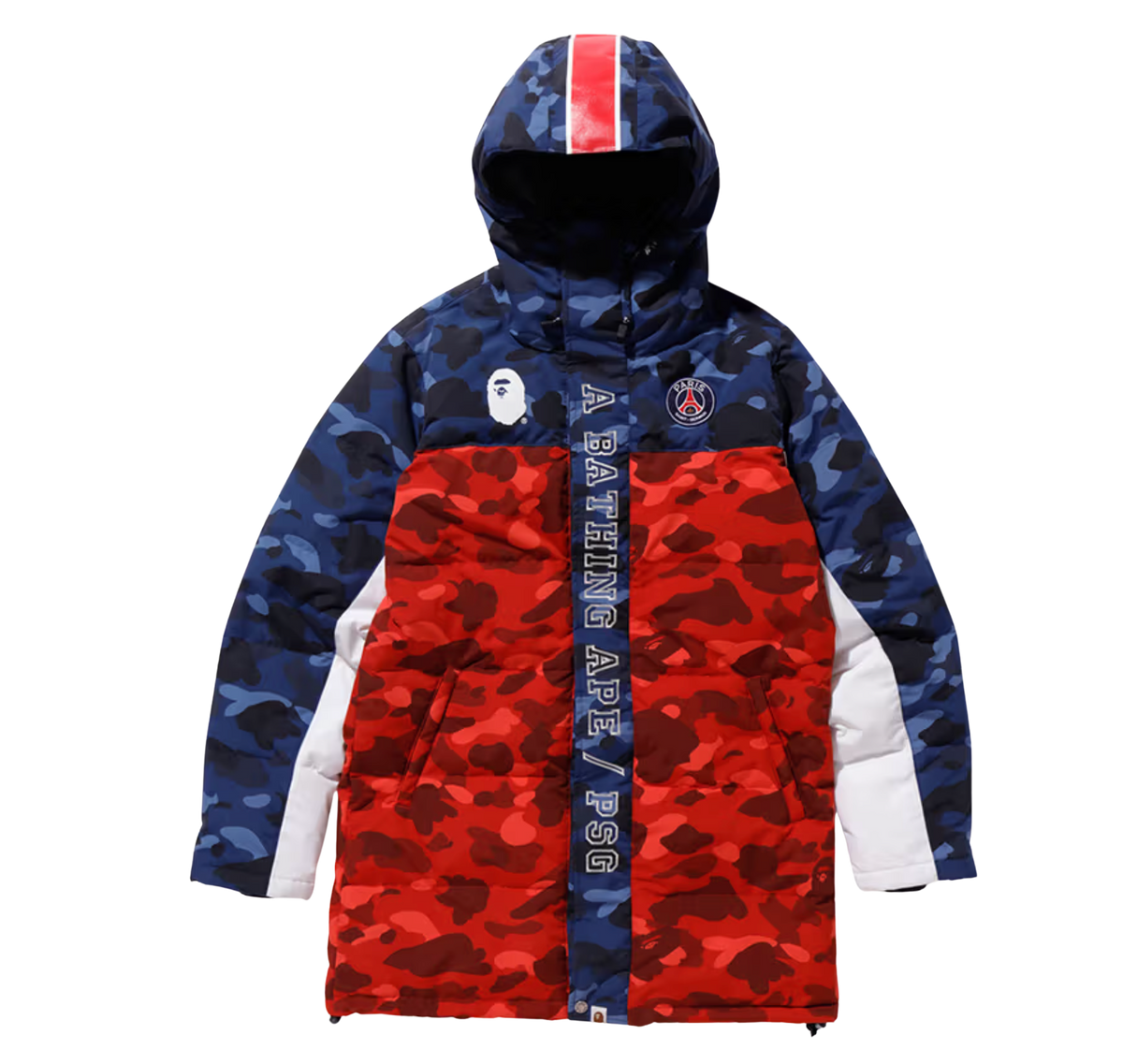 BAPE x PSG Camo Down Parka Jacket