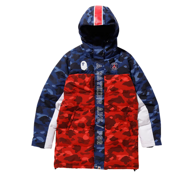 BAPE x PSG Camo Down Parka Jacket