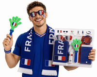 France Fan Supporter Pack - Ultimate Les Bleus Cheer Kit