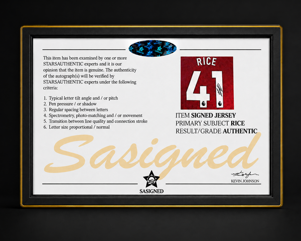 Certificate included
