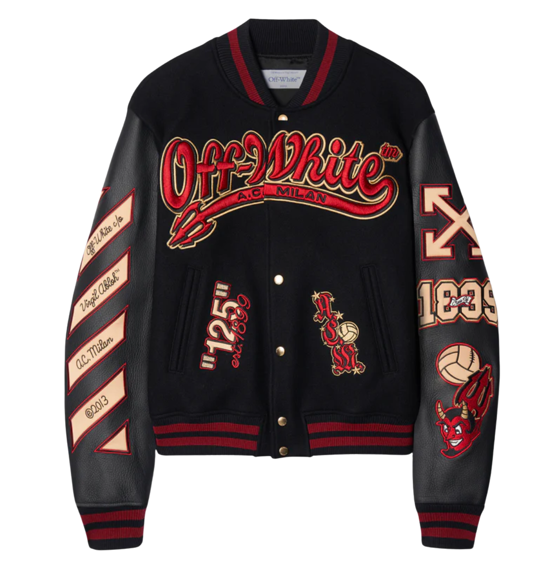 AC Milan x Off-White Varsity Jacket
