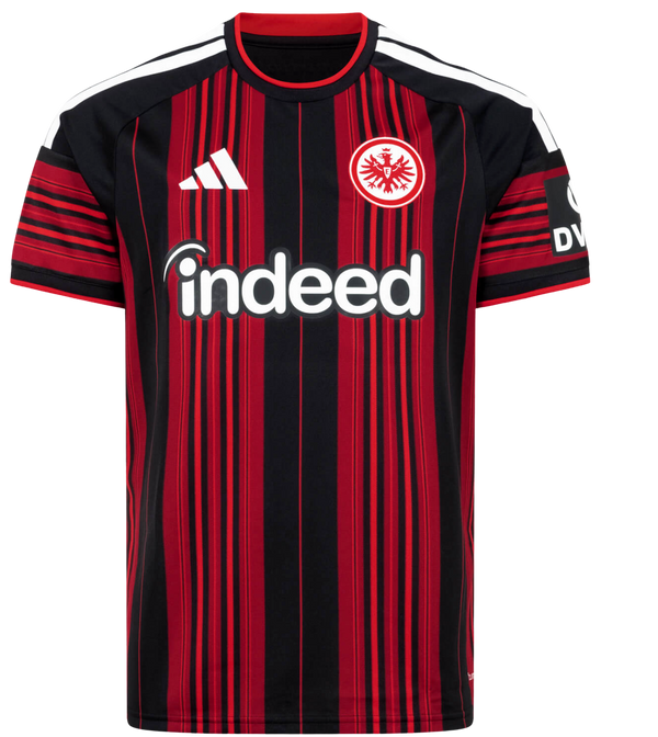 Eintracht Frankfurt 2026/27 Home Jersey – Black & Red Fan Shirt